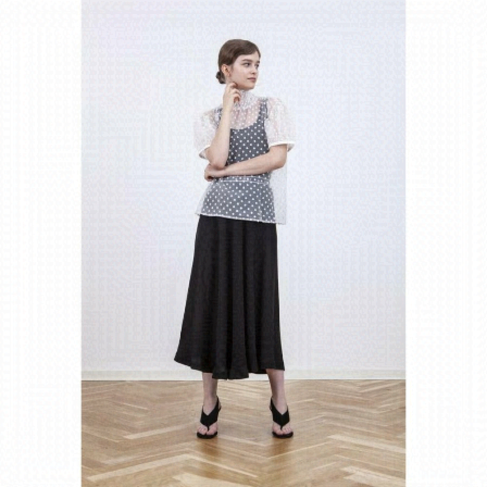 Birgitte Herskind Grace Swiss Dot Blouse White Size 40